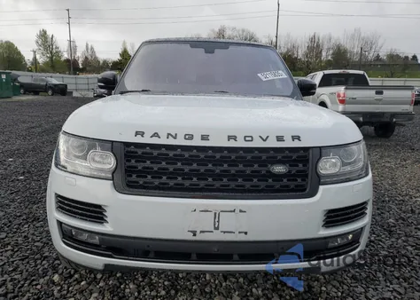 2016 Land Rover Range Rover 3.0L V6 Turbocharged Diesel Hse Td6 z USA, uszkodzony, nr VIN SALGS2KF9GA258617